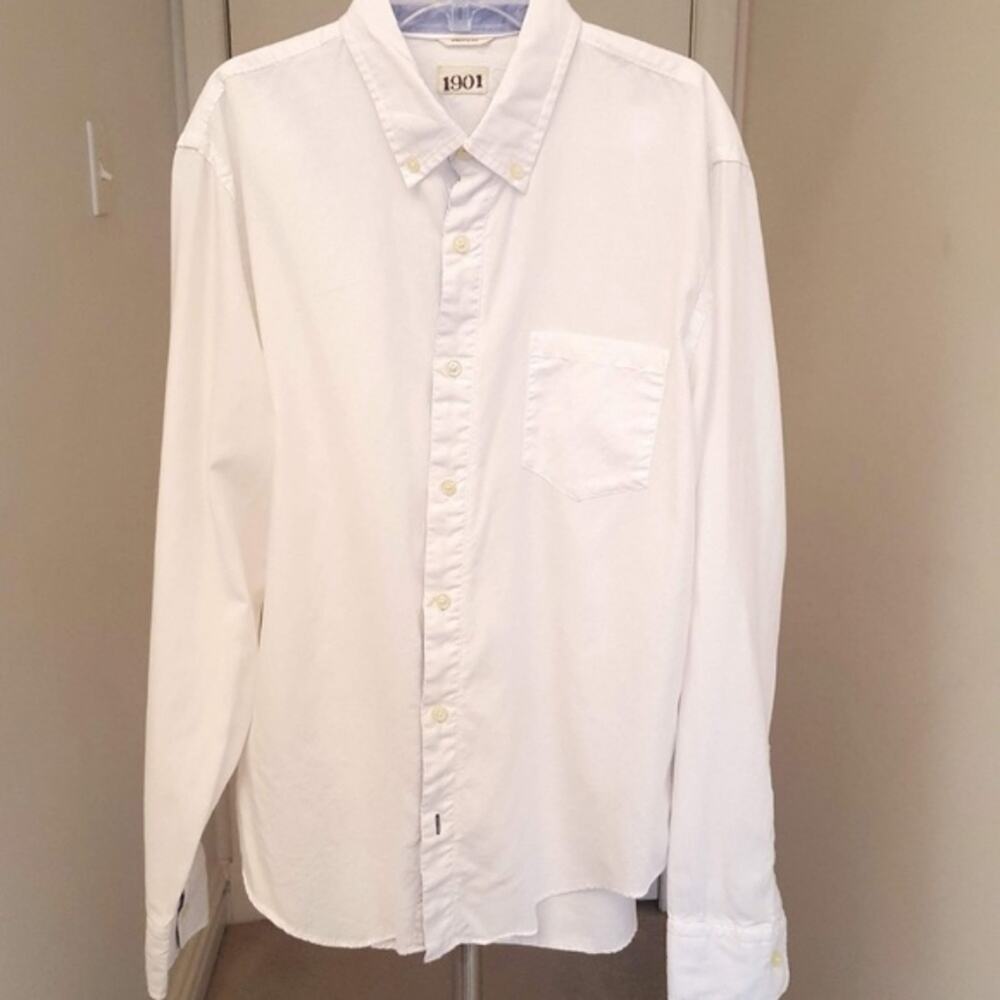 Mens Nordstrom Brand 1901 White Shirt